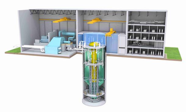 BWRX 300 to mały modułowy reaktor o mocy 300 MW od GE Hitachi Nuclear Energy. PKN Orlen i grupa Synthos planują budowę co najmniej kilku takich instalacji (pierwsza ma stanąć w Ostrołęce). Część elementów ma być produkowana w Polsce