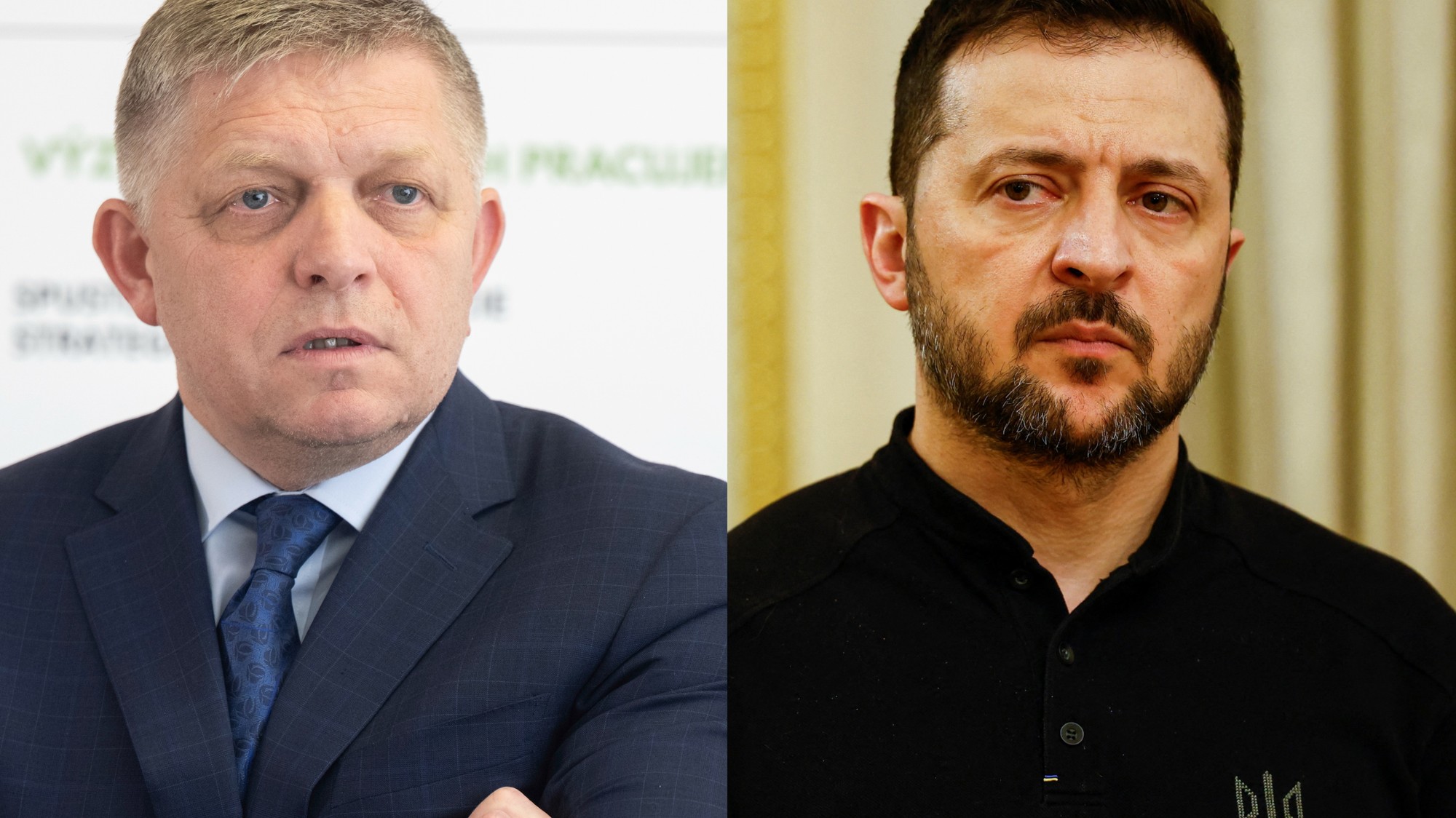 Robert Fico a Volodymyr Zelenskyj