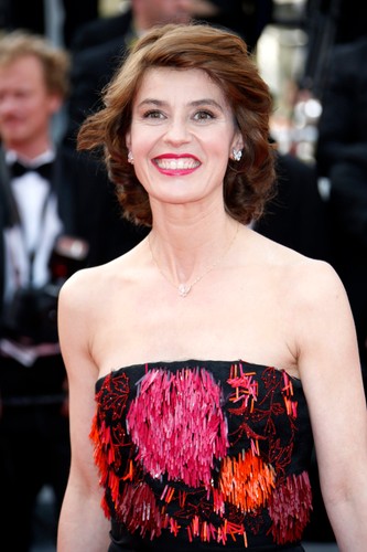 Irene Jacob na festiwalu w Cannes