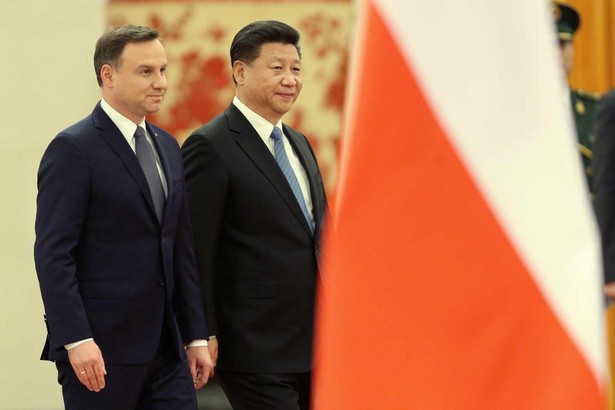 Prezydent Chin Xi Jinping i prezydent Polski Andrzej Duda EPA/WU HONG Dostawca: PAP/EPA.