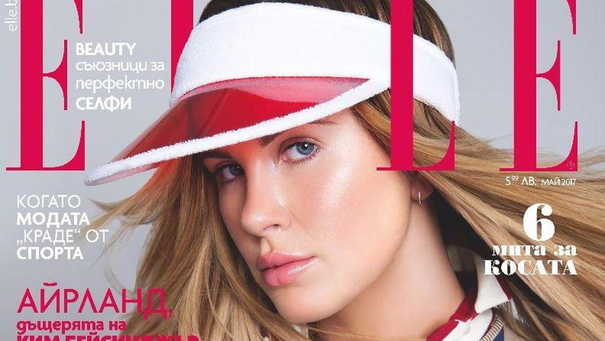 Ireland Baldwin, córka Kim Basinger i Aleca Baldwina od kilka lat próbuje swoich sił jako modelka. Ostatnio odnotowała duży sukces, jakim jest okładka magazynu "Elle".