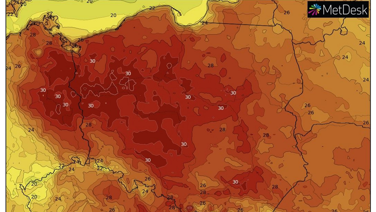 Prognoza pogody na wtorek, 29 czerwca. Upały i coraz więcej burz