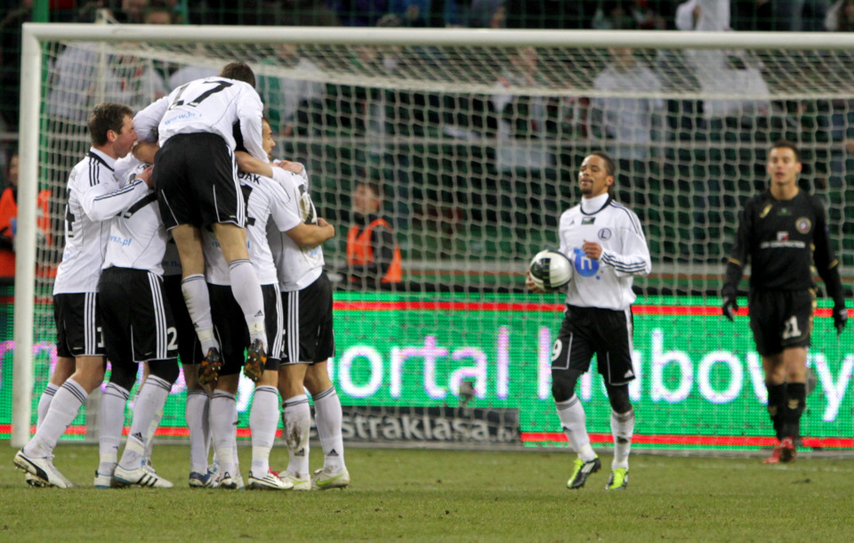 PIŁKA NOŻNA LIGA POLSKA DERBY WARSZAWY LEGIA POLONIA