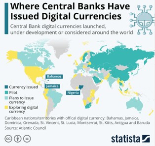 Chiny, Rosja, Szwecja i Korea Płd. Świat pilotuje wprowadzenie cyfrowych walut