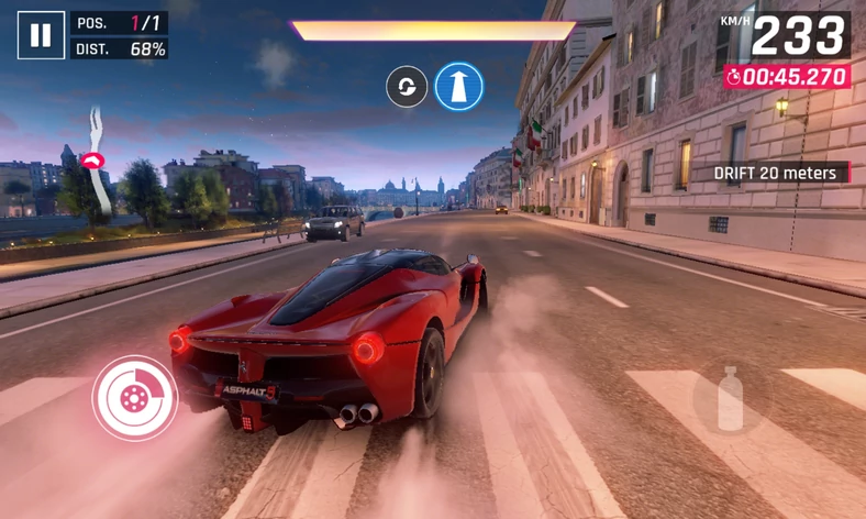 Tak prezentuje się grafika w grze Asphalt 9: Legends, którą ujrzymy na ekranie tabletu MatePad, kliknij, aby zobaczyć screen w oryginalnym rozmiarze 