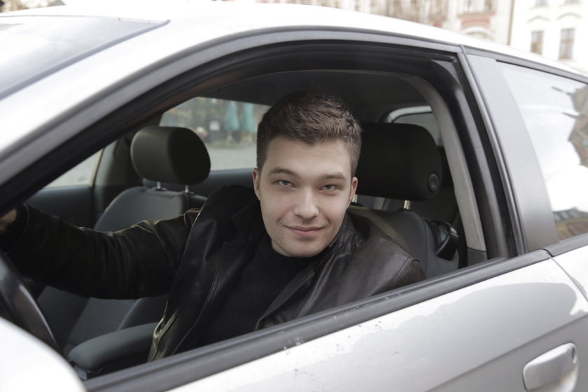 Michał Gerus (22 l.), kierowca