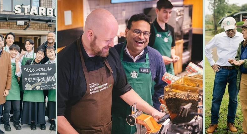 Laxman Narasimhan officially took over as CEO of Starbucks on March 20. He spent the first six months immersing himself with the brand, including training as a barista.Starbucks