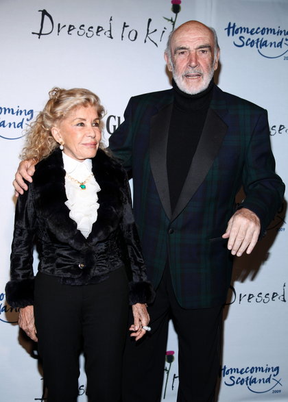 Sean Connery z drugą żoną Micheline Roquebrune