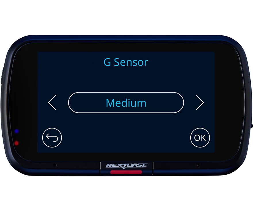Szczególnie ważny jest G-sensor. Po jego wyzwoleniu kamera zapisuje nagranie, zanim zostanie ono nadpisane