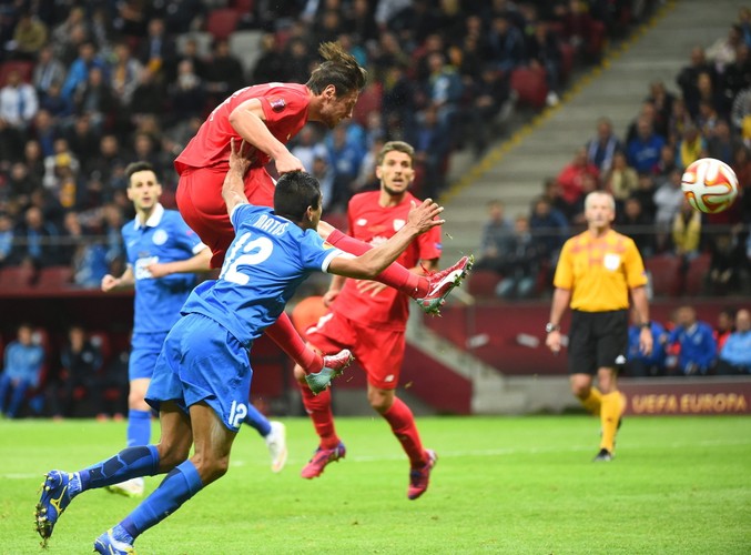 Grzegorz Krychowiaka w barwach Sevilli wygrał Ligę Europy