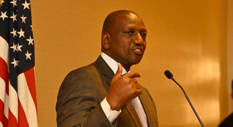 President William Ruto speaking with Kenyans living in the US on December 15, 2022