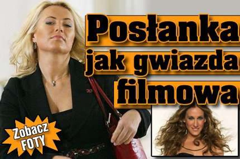 Posłanka jak gwiazda filmowa. FOTY