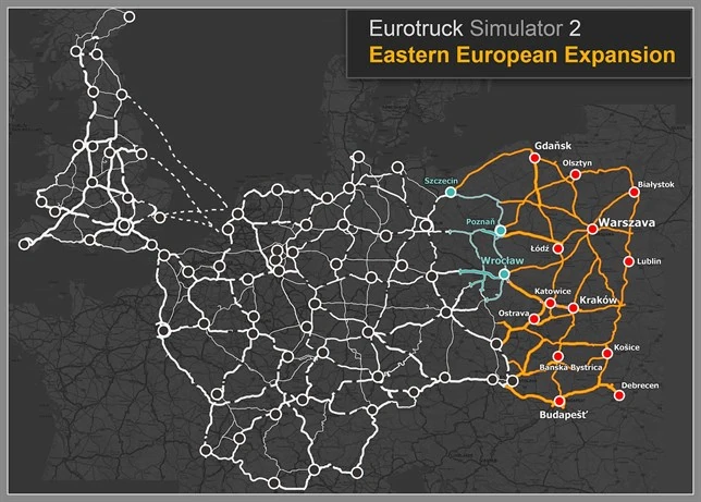 ets 2 going east ekspansja polska