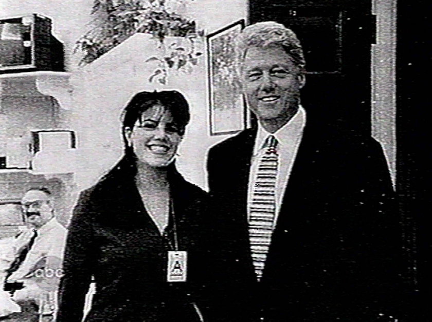Monica Lewinsky  z Billem Clintonem