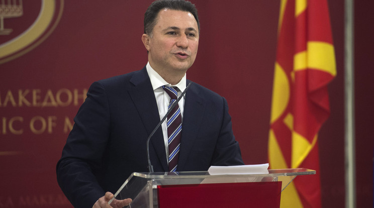 A volt macedón elnököt két évre ítélték hazájában, börtön helyett azonban hozzánk jött /Fotó: MTI/ EPA
