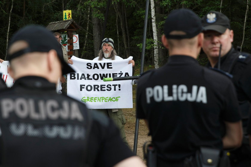 Protestowali w obronie Puszczy Białowieskiej. Policja skierowała wnioski o ich ukaranie do sądu
