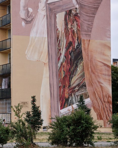 Mural w Łodzi