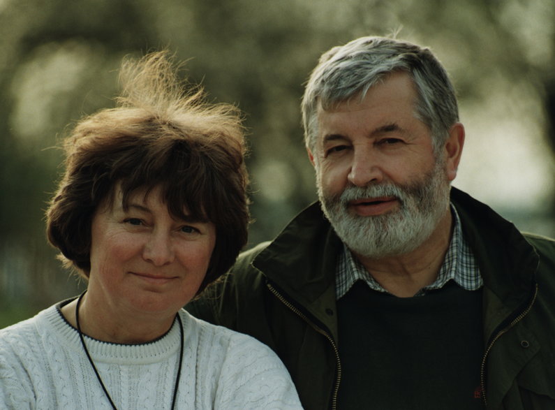 Janusz Majewski i artystka fotograf Zofia Nasierowska, jego żona