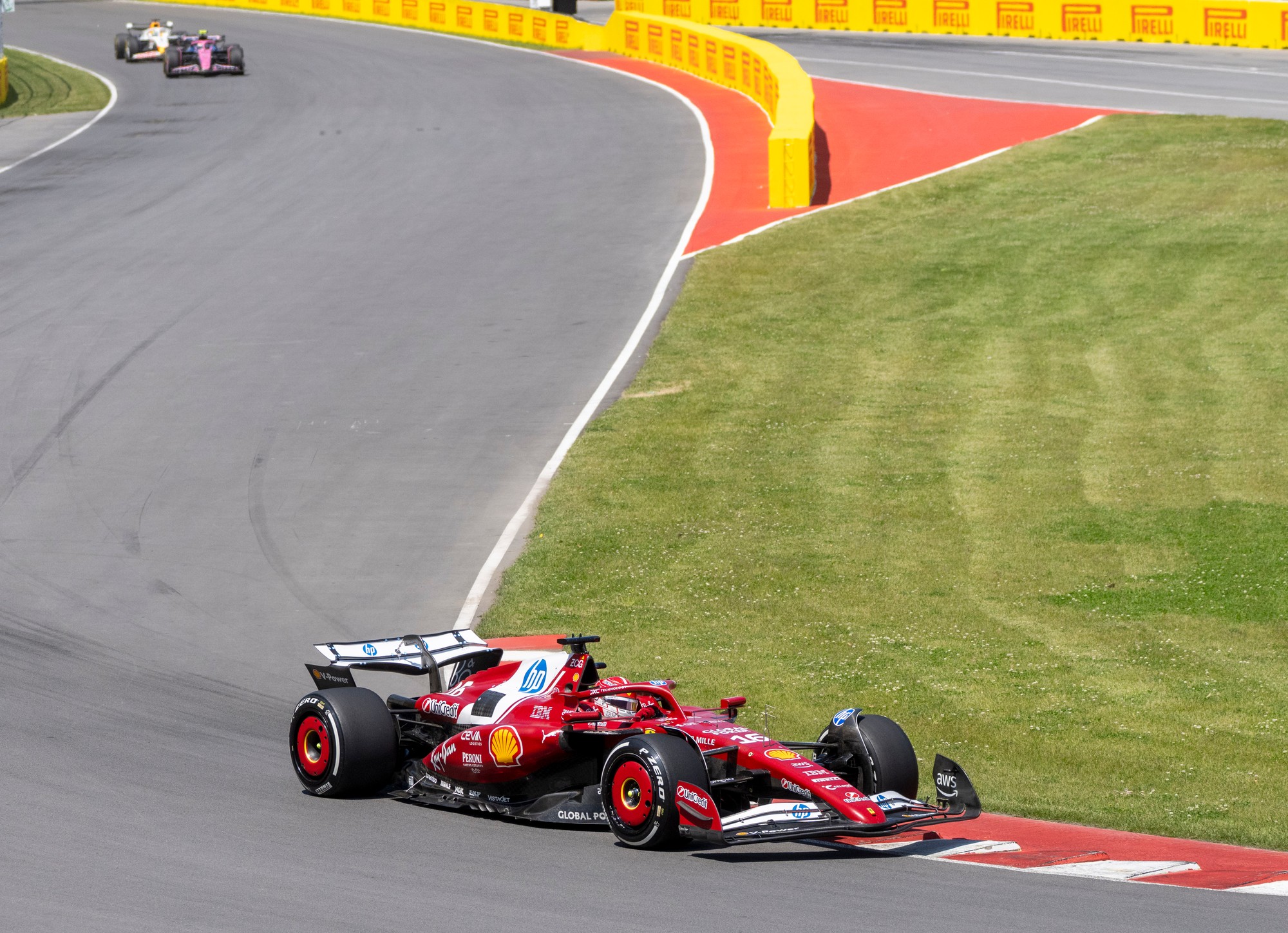 Veľká cena Kanady 2025: Monacký jazdec Charles Leclerc (Ferrari).