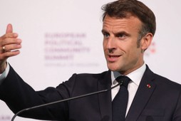 Prezydent Francji Emmanuel Macron