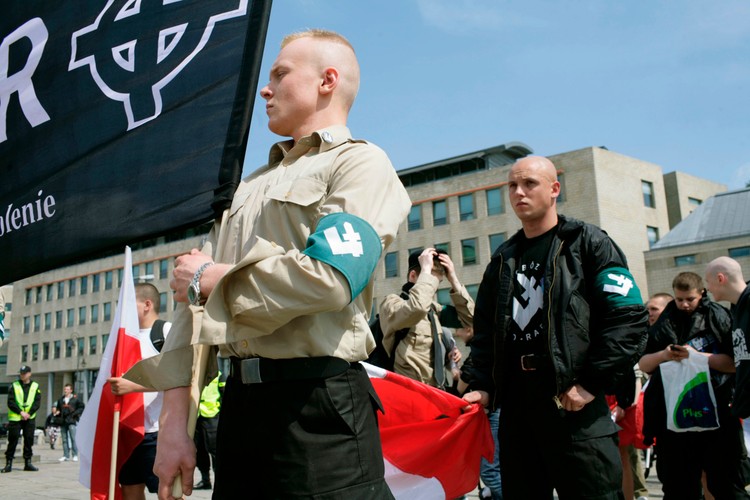 Pochód ONR okazał się niezbyt liczny