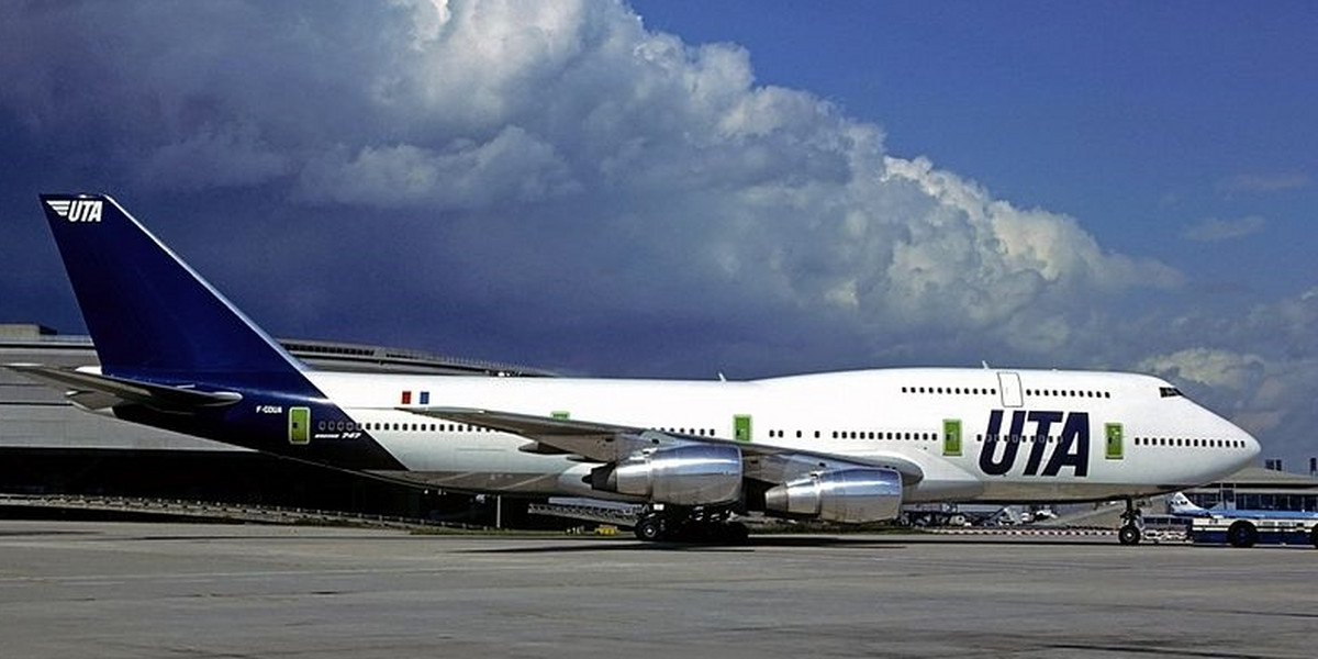 Boeing pasażerski linii UTA