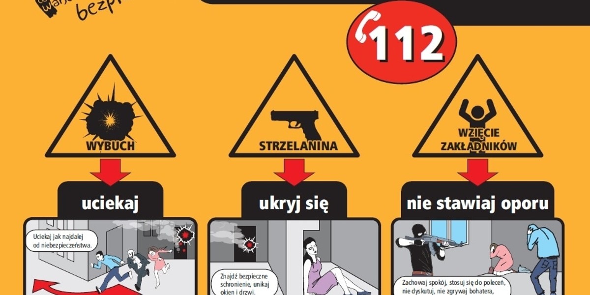 Instrukcja postępowania na wypadek zagrożenia