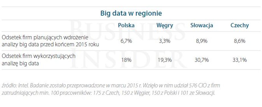 Wykorzystanie big data w firmach