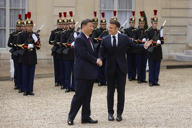 Emmanuel Macron i Xi Jinping