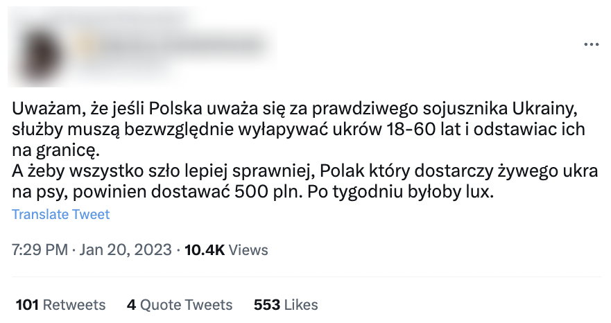 Źródło: Twitter