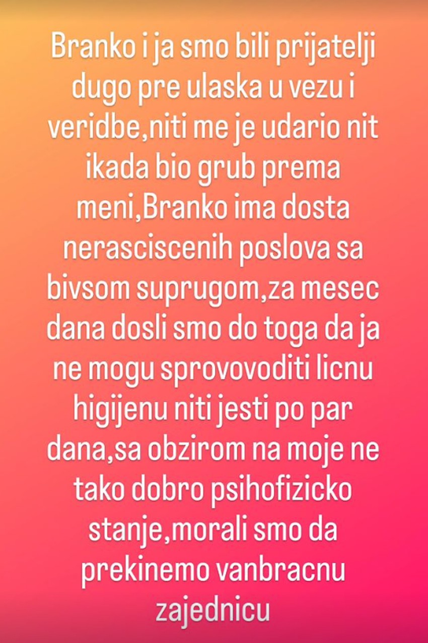 Dunja Ilić raskinula veridbu