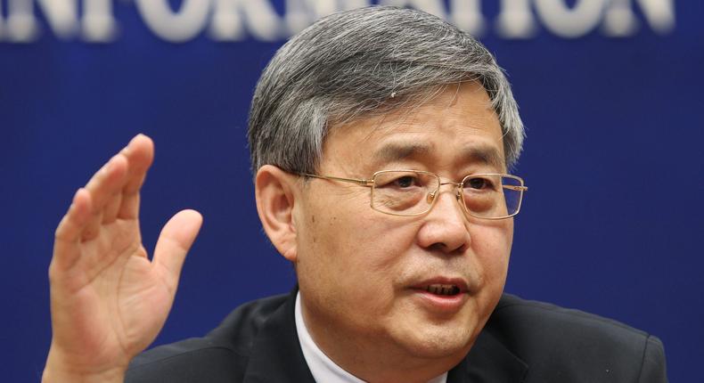 Guo Shuqing is chairman of China's banking regulatory commission.
