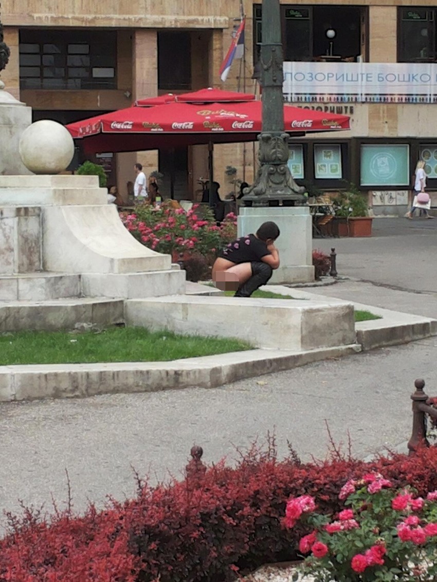 Nužda nasred Trga Republike/Foto: Marko Samardžija