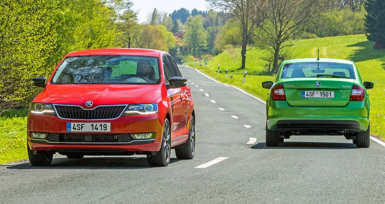 Skoda Rapid i Rapid Spaceback po face liftingu