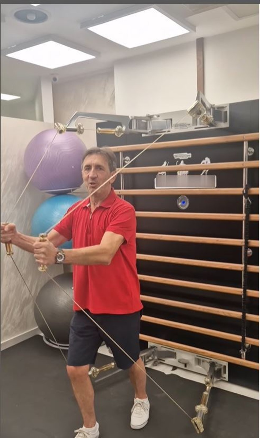 Žika Jakšić u rehabilitacionom centru