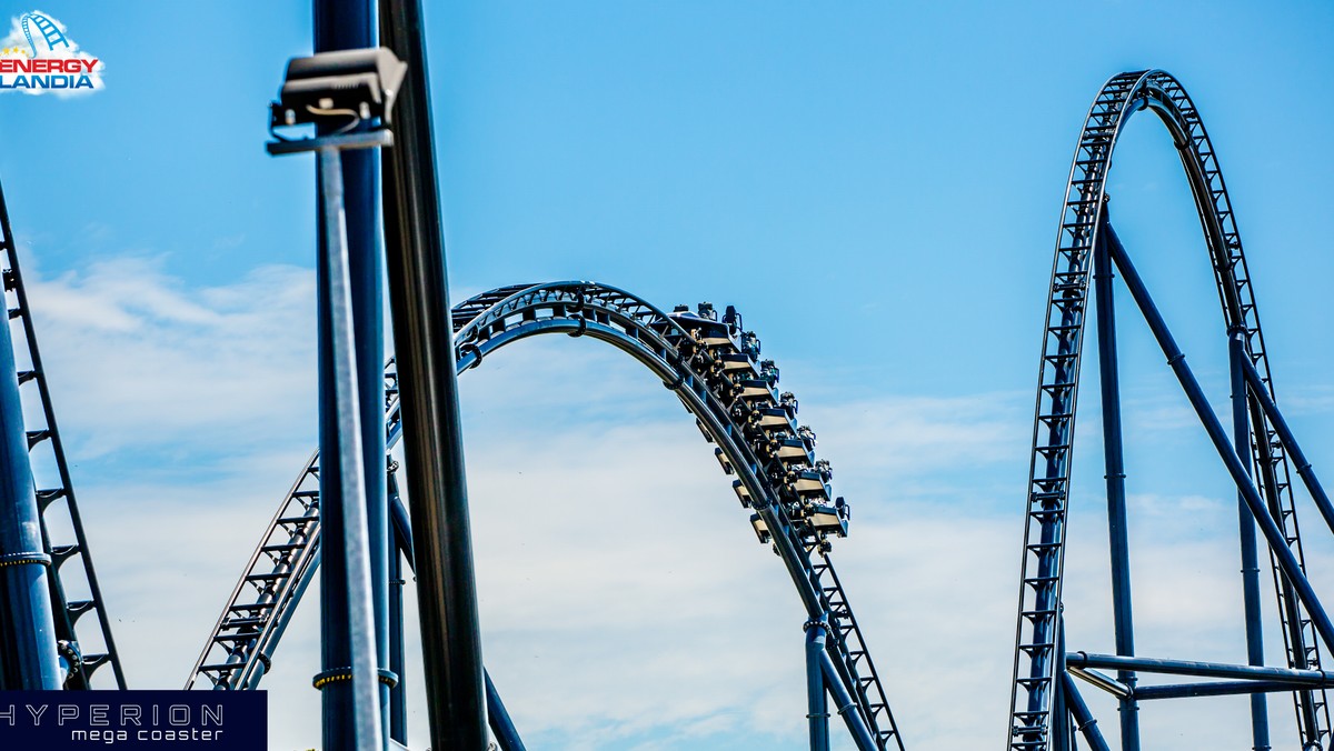 Park Rozrywki Energylandia ma największy coaster w Europie. Hyperion ruszył! To największy i najszybszy mega coaster w Europie! Nie czekaj, odwiedź Energylandię już dziś!