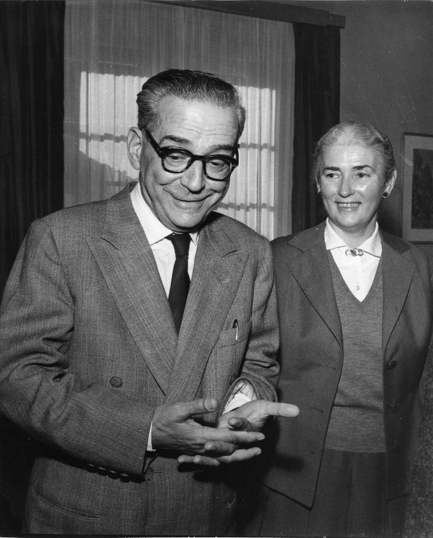 Ivo Andrić i Milica Babić 1961. godine 