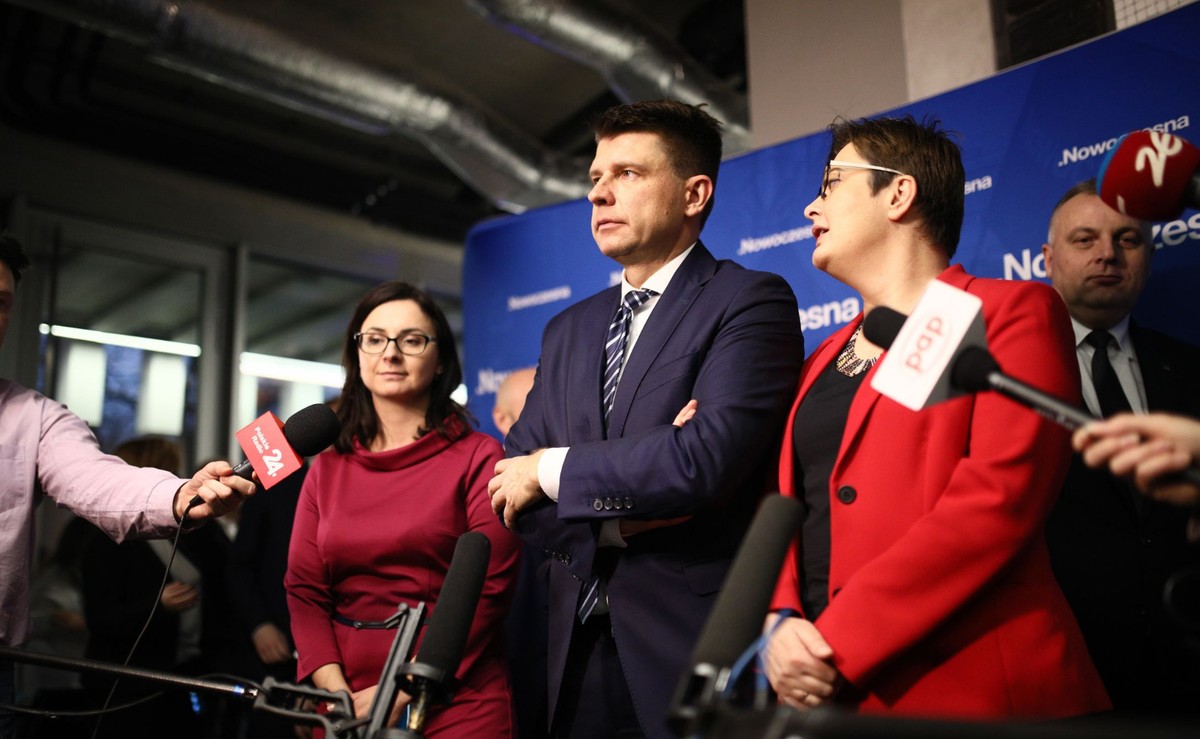 Kamila Gasiuk-Pihowicz, Ryszard Petru i Katarzyna Lubnauer