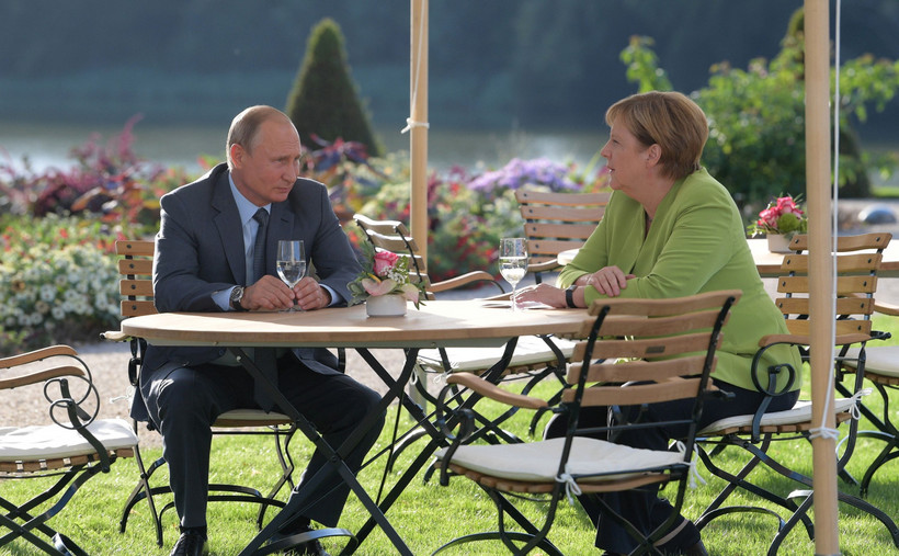 Spotkanie Merkel Putin