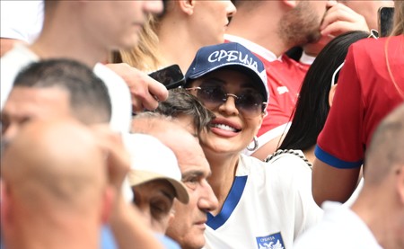 Ceca i Anastasija bodre Orlove u Nemačkoj