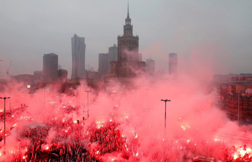 Niesamowity koniec Marszu Niepodległości. Zobacz, co zrobili