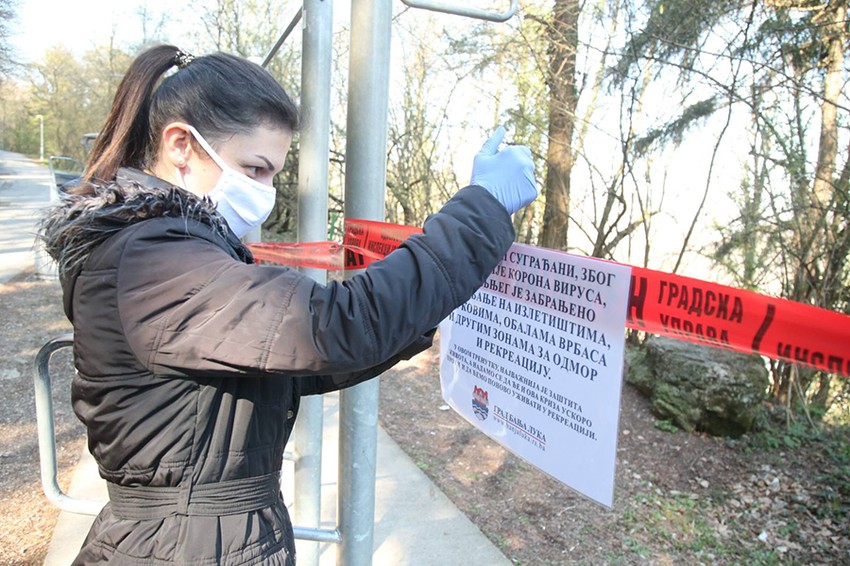Zabrana okupljanja na najpoznatijem rekreativnom mestu u Banjaluci 