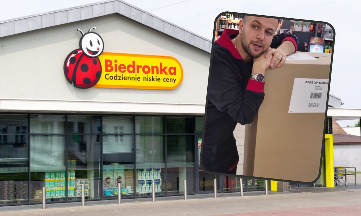 Pracownik Biedronki otworzył pudło i aż zaniemówił. "Za wcześnie". Filmik hitem sieci
