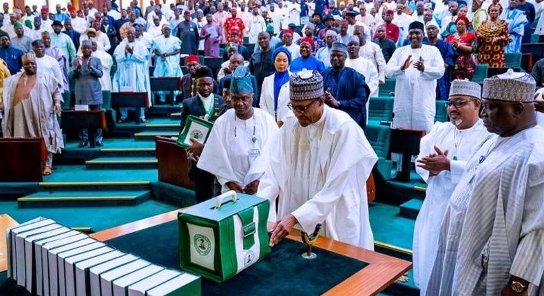 Buhari presents 2020 budget to the National Assembly [State House]