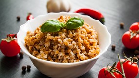 Gulasz z kaszą gryczaną