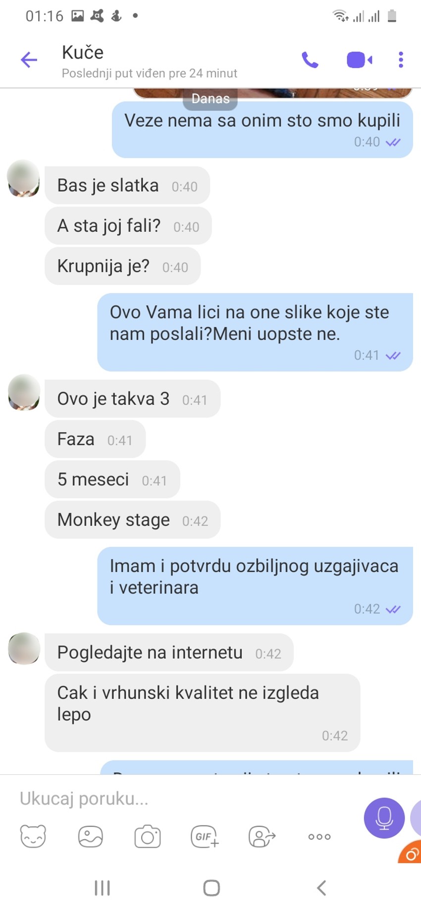 Dopisivanje sa prodavcem
