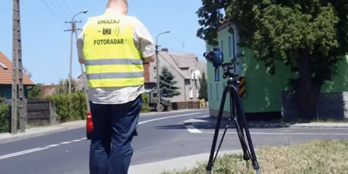 krosno odrzaskie  ukradziony fotoradar