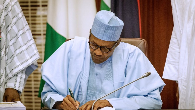 Buhari seeks Senateâs confirmation of new FIRS Chairman, members. [Twitter/Aso Rock]