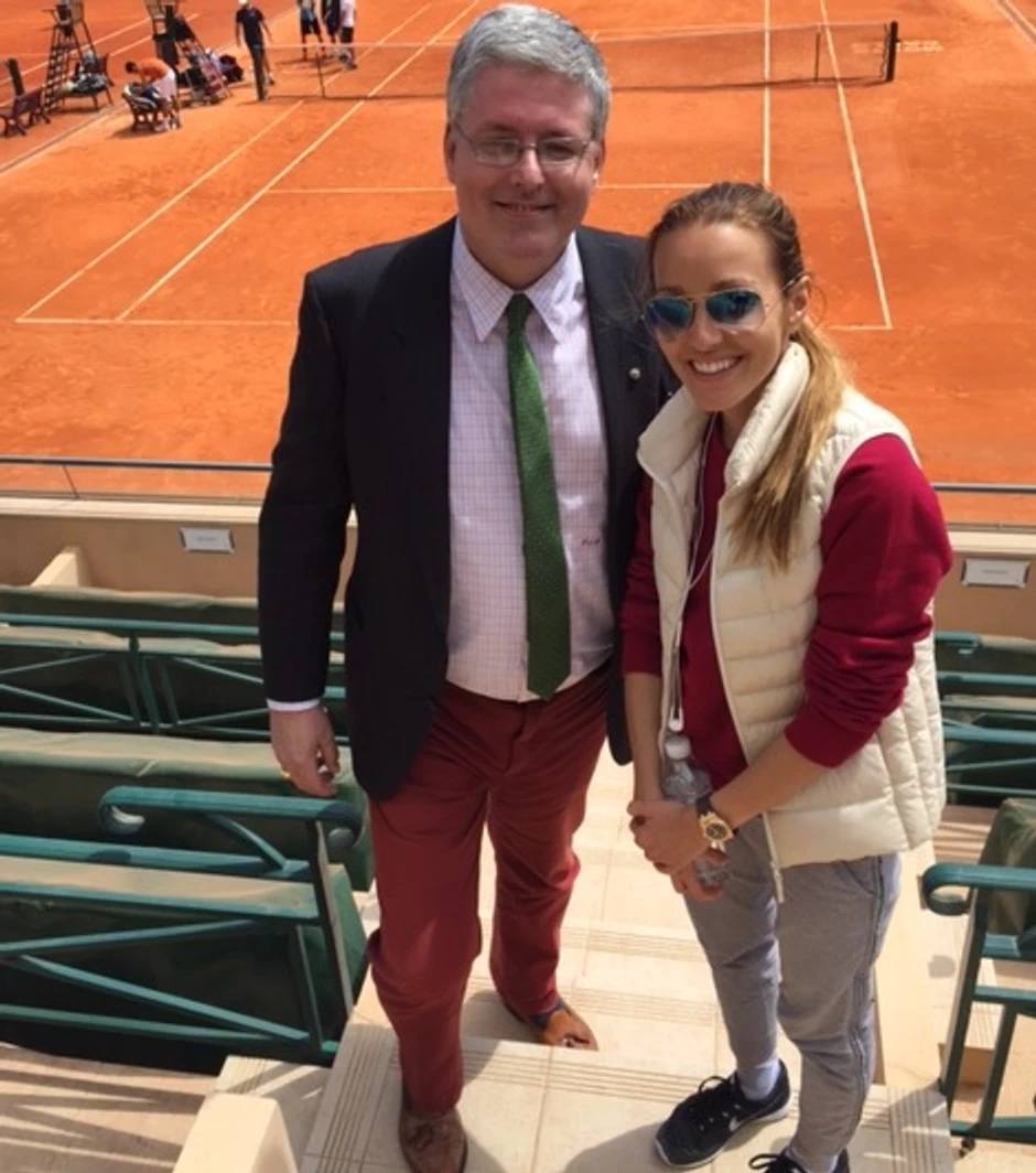 Stefan Černetić sa Jelenom Đoković