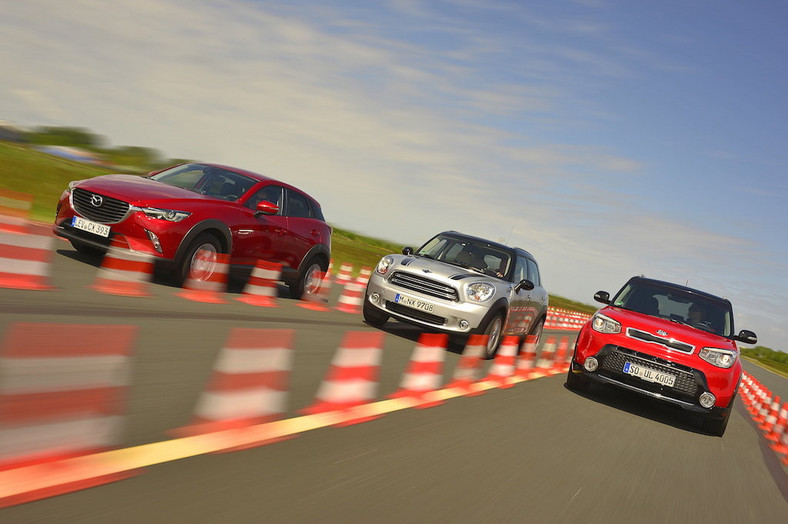 Kia Soul, Mazda CX-3, Mini Countryman